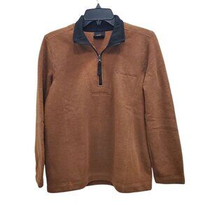 Prairie Mountain‎ Men's Vintage Brown Grand Canyon 1/4 Zip Pullover Sweater Sz M